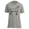 Unisex V Neck Poly-Rich Tee Thumbnail
