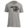 Unisex V Neck Poly-Rich Tee Thumbnail