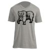 Unisex V Neck Poly-Rich Tee Thumbnail