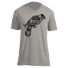Unisex V Neck Poly-Rich Tee Thumbnail