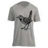 Unisex V Neck Poly-Rich Tee Thumbnail