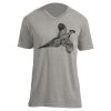 Unisex V Neck Poly-Rich Tee Thumbnail