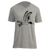 Unisex V Neck Poly-Rich Tee Thumbnail