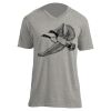Unisex V Neck Poly-Rich Tee Thumbnail