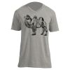 Unisex V Neck Poly-Rich Tee Thumbnail