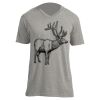 Unisex V Neck Poly-Rich Tee Thumbnail