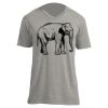 Unisex V Neck Poly-Rich Tee Thumbnail