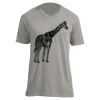 Unisex V Neck Poly-Rich Tee Thumbnail