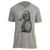 Unisex V Neck Poly-Rich Tee Thumbnail
