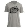 Unisex V Neck Poly-Rich Tee Thumbnail