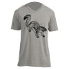 Unisex V Neck Poly-Rich Tee Thumbnail