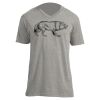Unisex V Neck Poly-Rich Tee Thumbnail