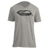 Unisex V Neck Poly-Rich Tee Thumbnail