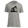Unisex V Neck Poly-Rich Tee Thumbnail