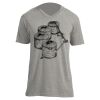 Unisex V Neck Poly-Rich Tee Thumbnail
