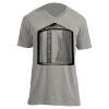 Unisex V Neck Poly-Rich Tee Thumbnail