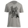 Unisex V Neck Poly-Rich Tee Thumbnail