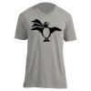 Unisex V Neck Poly-Rich Tee Thumbnail