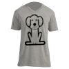 Unisex V Neck Poly-Rich Tee Thumbnail