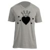 Unisex V Neck Poly-Rich Tee Thumbnail