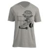 Unisex V Neck Poly-Rich Tee Thumbnail