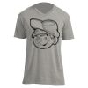 Unisex V Neck Poly-Rich Tee Thumbnail