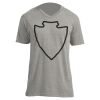 Unisex V Neck Poly-Rich Tee Thumbnail