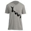 Unisex V Neck Poly-Rich Tee Thumbnail