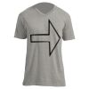 Unisex V Neck Poly-Rich Tee Thumbnail