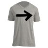 Unisex V Neck Poly-Rich Tee Thumbnail