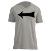 Unisex V Neck Poly-Rich Tee Thumbnail