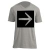 Unisex V Neck Poly-Rich Tee Thumbnail
