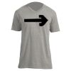 Unisex V Neck Poly-Rich Tee Thumbnail