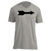 Unisex V Neck Poly-Rich Tee Thumbnail