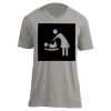 Unisex V Neck Poly-Rich Tee Thumbnail