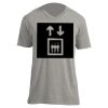 Unisex V Neck Poly-Rich Tee Thumbnail