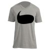 Unisex V Neck Poly-Rich Tee Thumbnail