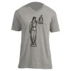 Unisex V Neck Poly-Rich Tee Thumbnail