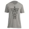Unisex V Neck Poly-Rich Tee Thumbnail