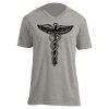 Unisex V Neck Poly-Rich Tee Thumbnail
