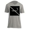 Unisex V Neck Poly-Rich Tee Thumbnail