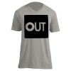Unisex V Neck Poly-Rich Tee Thumbnail