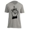 Unisex V Neck Poly-Rich Tee Thumbnail