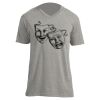 Unisex V Neck Poly-Rich Tee Thumbnail