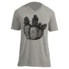 Unisex V Neck Poly-Rich Tee Thumbnail