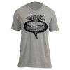 Unisex V Neck Poly-Rich Tee Thumbnail