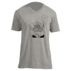 Unisex V Neck Poly-Rich Tee Thumbnail