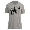 Unisex V Neck Poly-Rich Tee Thumbnail