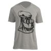 Unisex V Neck Poly-Rich Tee Thumbnail