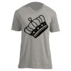 Unisex V Neck Poly-Rich Tee Thumbnail